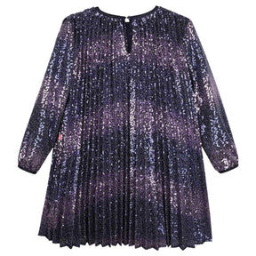 SEQUIN PLEATED DRESS (PREORDER) - BILLIEBLUSH