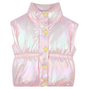 SEQUIN PUFFER VEST - VESTS