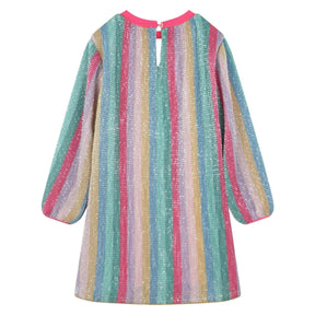 rainbow sequin shift dress Rainbow Sequin Mod Shift Dress