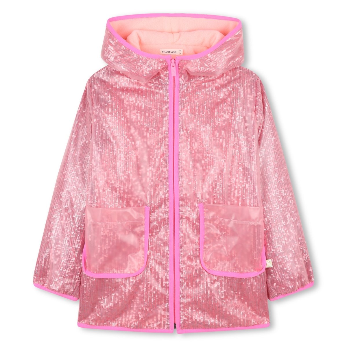 SEQUIN RAINCOAT JACKET (PREORDER) - BILLIEBLUSH