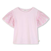 SEQUIN SLEEVE TOP (PREORDER) - BILLIEBLUSH