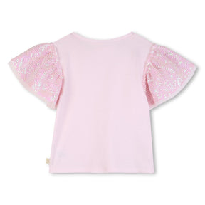 SEQUIN SLEEVE TOP (PREORDER) - BILLIEBLUSH