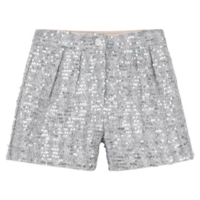 SEQUIN TWEED SHORTS (PREORDER) - SHORTS