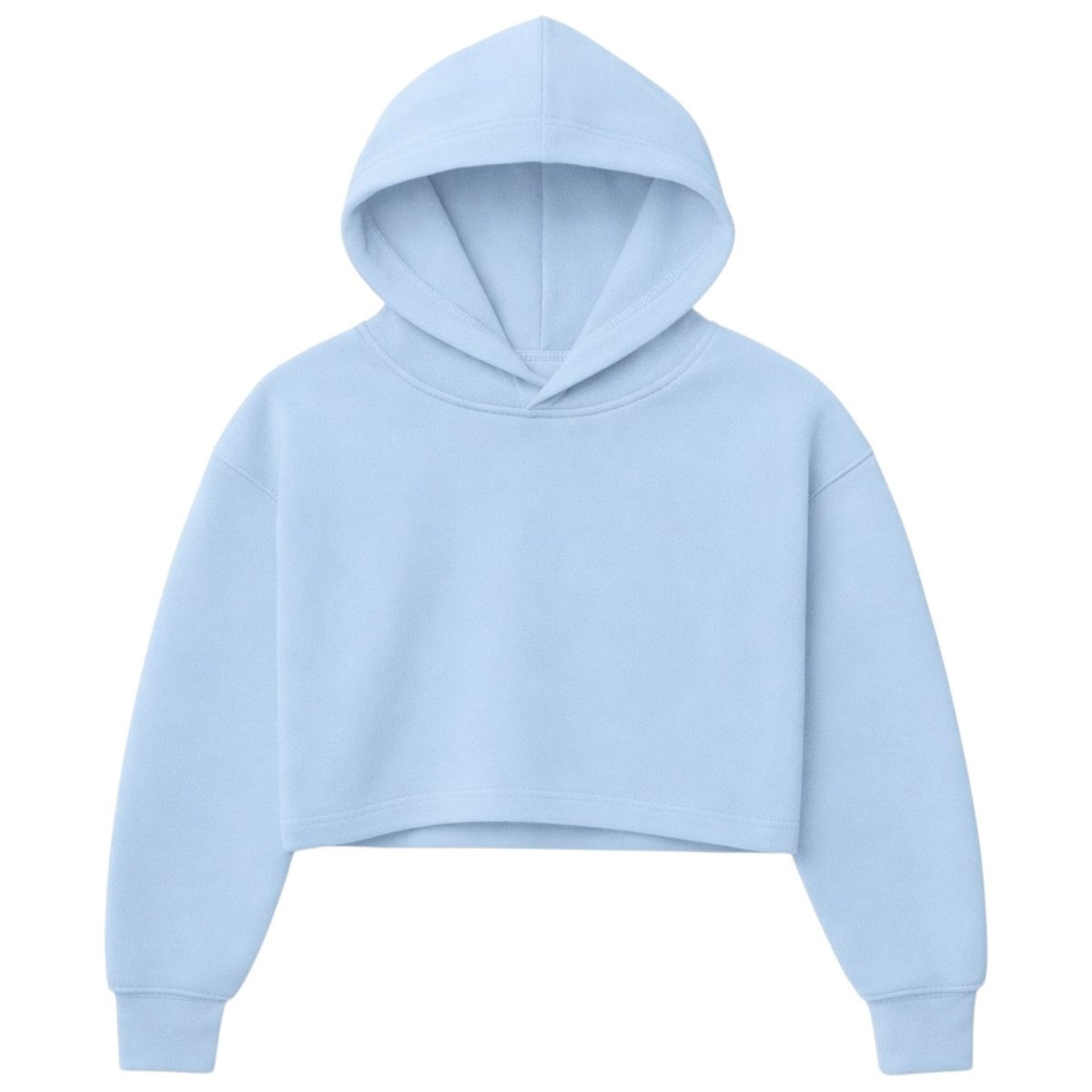 SERENE BLUE SHANE CROP HOODIE (PREORDER) - KATIE J NYC