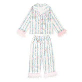 SHABBY CHIC BOWS SILKY SET W/ FEATHERS - MINI DREAMERS - SET