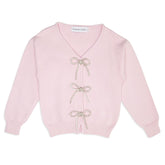 SHAYLEE BOW CARDIGAN - CARDIGANS