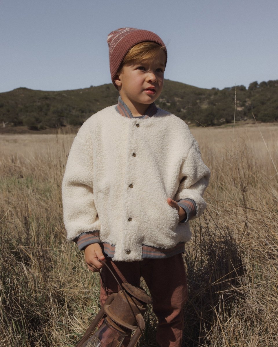 SHERPA BOMBER JACKET - RYLEE + CRU - JACKETS