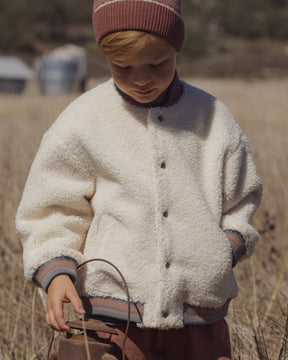 SHERPA BOMBER JACKET - RYLEE + CRU - JACKETS