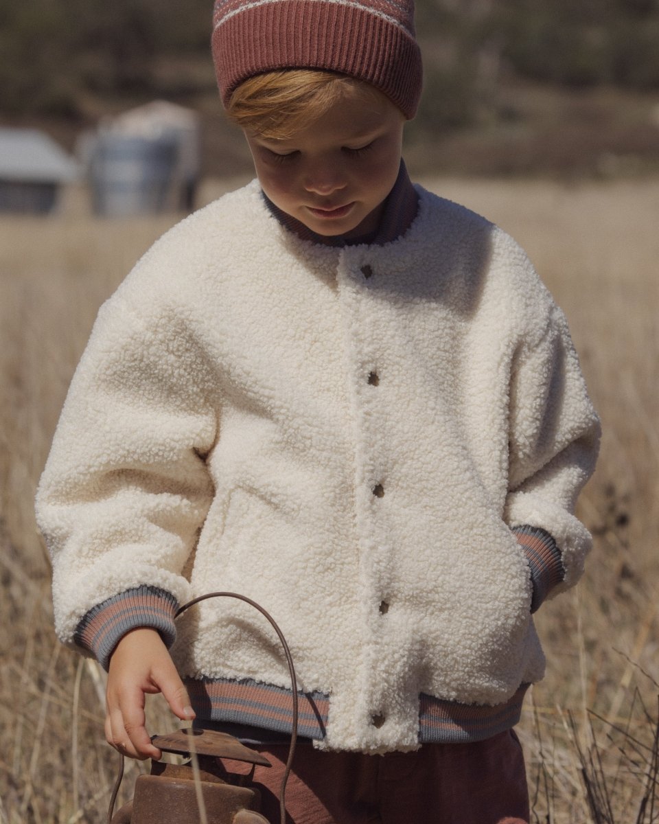 SHERPA BOMBER JACKET - RYLEE + CRU