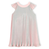 SHIMMERY PLEATED DRESS (PREORDER) - BILLIEBLUSH