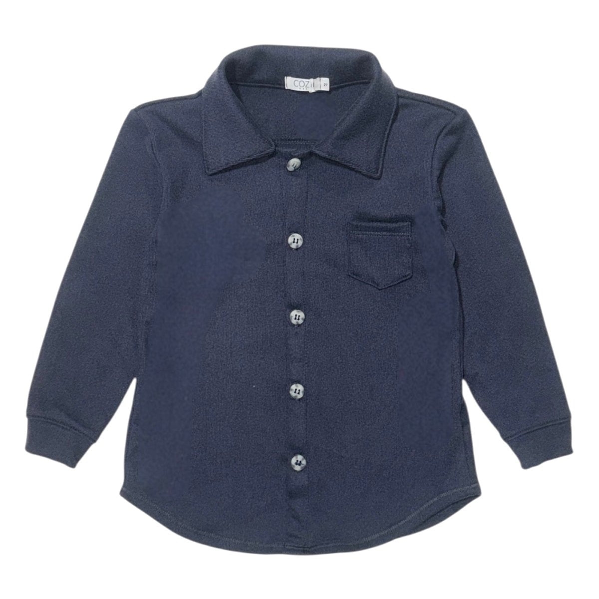 SIFT LONG SLEEVE BUTTON DOWN TOP - COZII BY T2LOVE