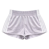 SILVER JORDYN STRIPE SHORTS - KATIE J NYC - SHORTS