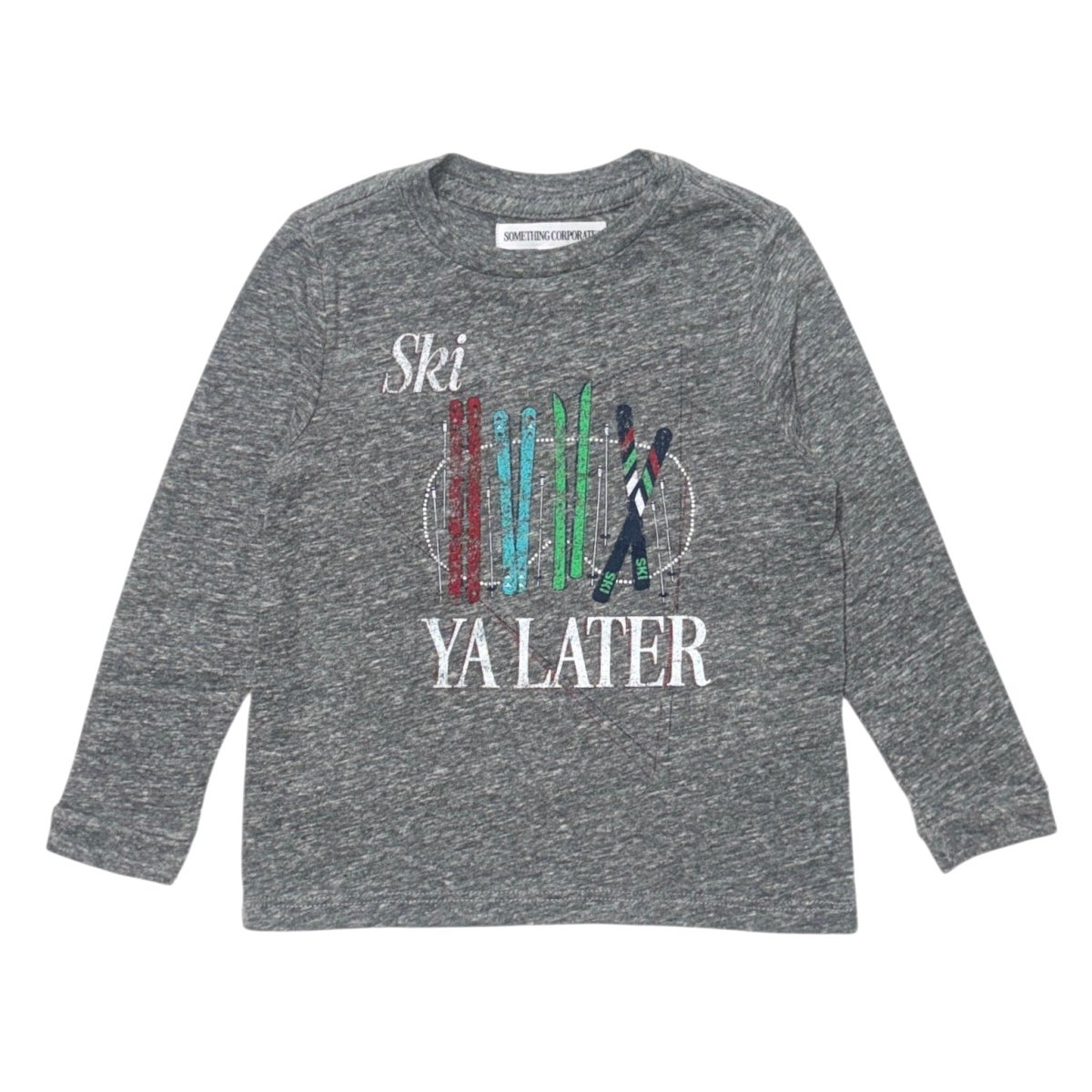 SKI YA LATER LONG SLEEVE TSHIRT - SOMETHING CORPORATE