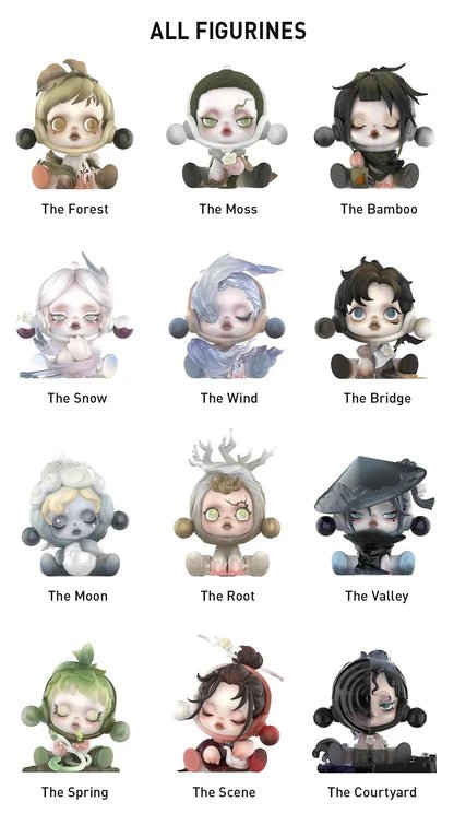 SKULLPANDA THE INK BLOSSOM SERIES FIGURES BLIND SINGLE BOX - POP MART