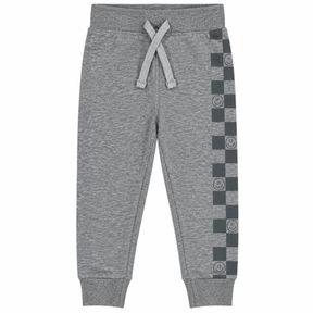 SMILEY CHECKERED SWEATPANTS - MISH MISH