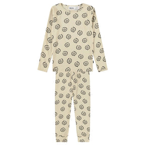 SMILEY LUE LONG SLEEVE PAJAMAS (UNISEX) (PREORDER) - MOLO