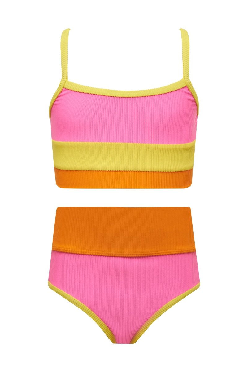 SOLEIL LITTLE EVA AND EMMY TWO PIECE BIKINI (PREORDER) - BEACH RIOT KIDS