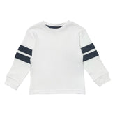 SOLID STRIPE LONG SLEEVE TSHIRT - LONG SLEEVE TOPS