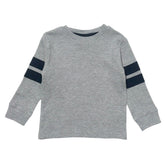 SOLID STRIPE LONG SLEEVE TSHIRT - MISH MISH