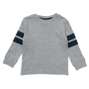 SOLID STRIPE LONG SLEEVE TSHIRT - MISH MISH