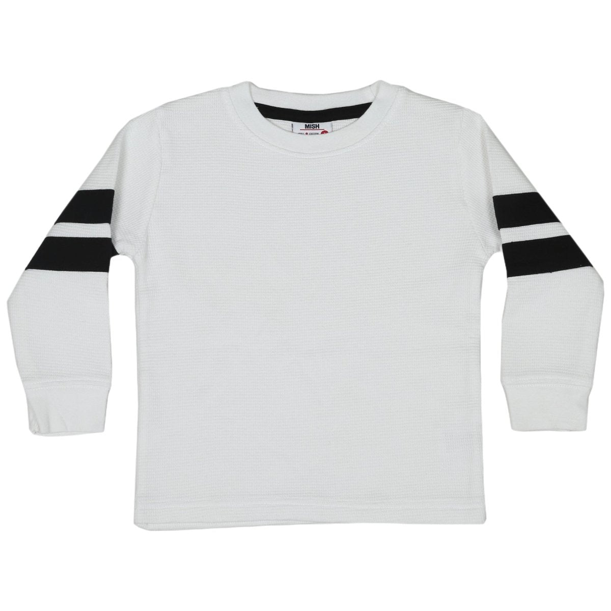 SOLID STRIPE LONG SLEEVE TSHIRT (PREORDER) - LONG SLEEVE TOPS