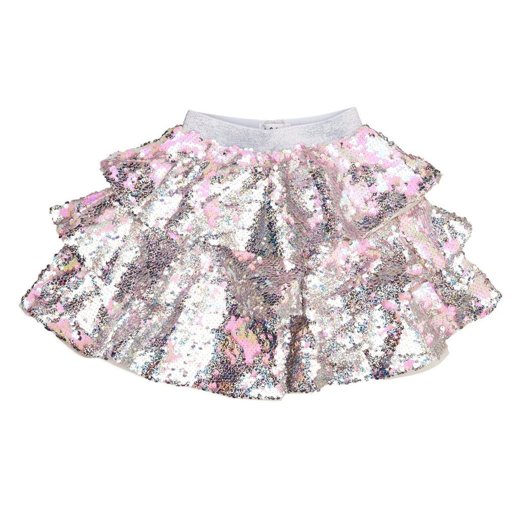 Lush Multi-Layer Glitter Tulle Skirt Lowered Shoulders