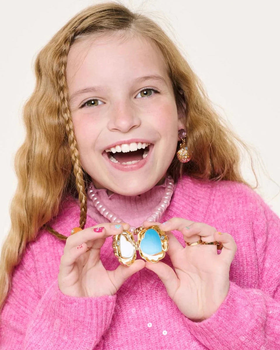 SPARKLE SHELL LIPGLOSS LOCKET - SUPER SMALLS