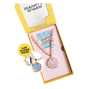 SPARKLE SHELL LIPGLOSS LOCKET - SUPER SMALLS