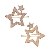 SPARKLE STARS SNAP CLIP SET OF 2 (PREORDER) - MIMI & LULA - CLIPS