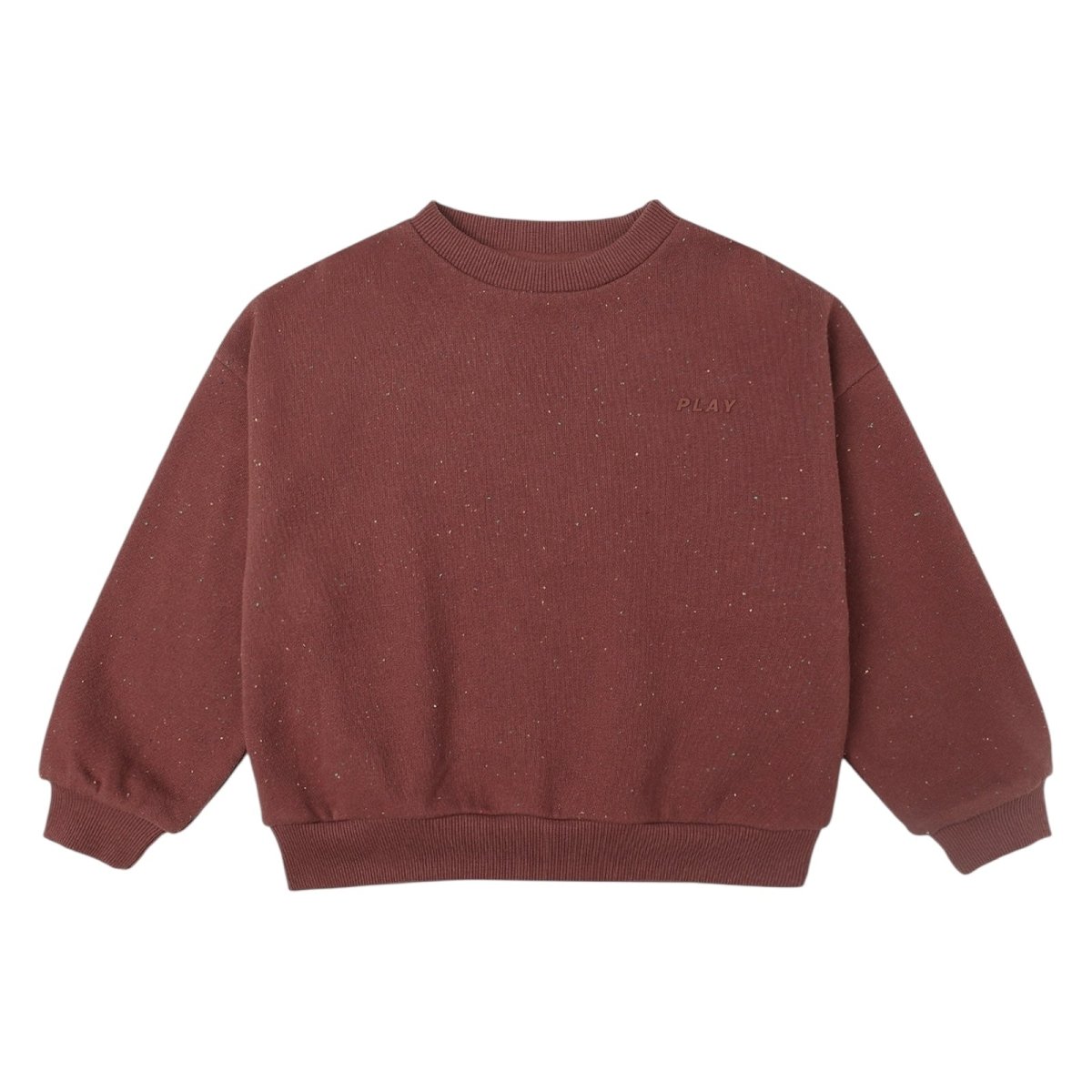 SPECKLED RELAXED SWEATSHIRT - RYLEE + CRU