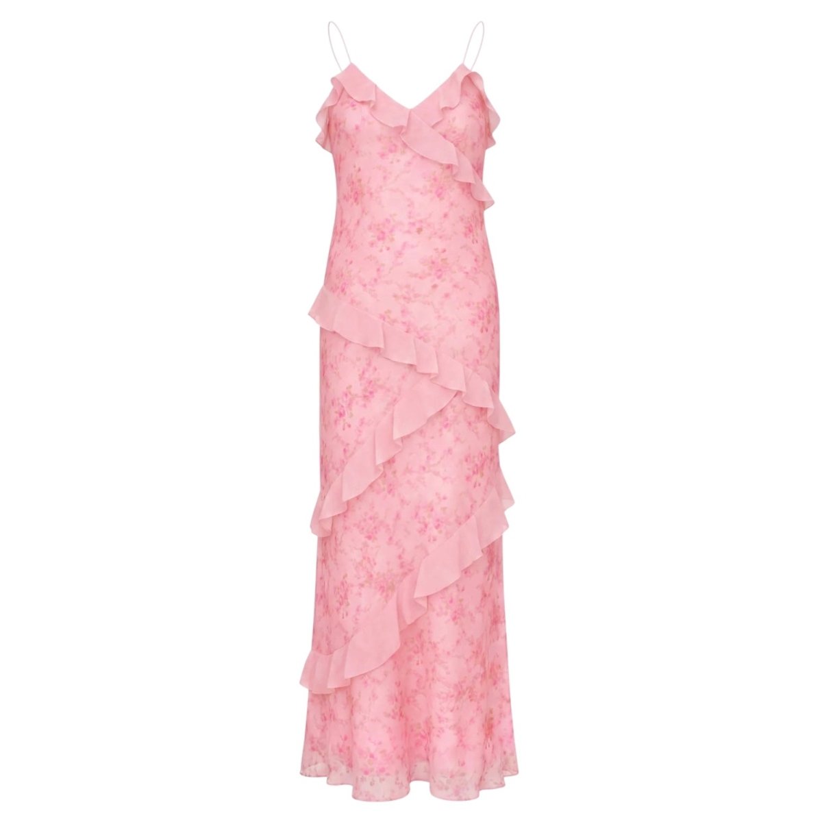 SPICED CAMELLIA MINI RIALTO MAXI DRESS - LOVESHACKFANCY