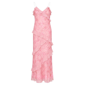 SPICED CAMELLIA MINI RIALTO MAXI DRESS - LOVESHACKFANCY KIDS - DRESSES