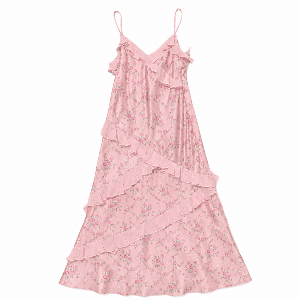 SPICED CAMELLIA MINI RIALTO MAXI DRESS - LOVESHACKFANCY