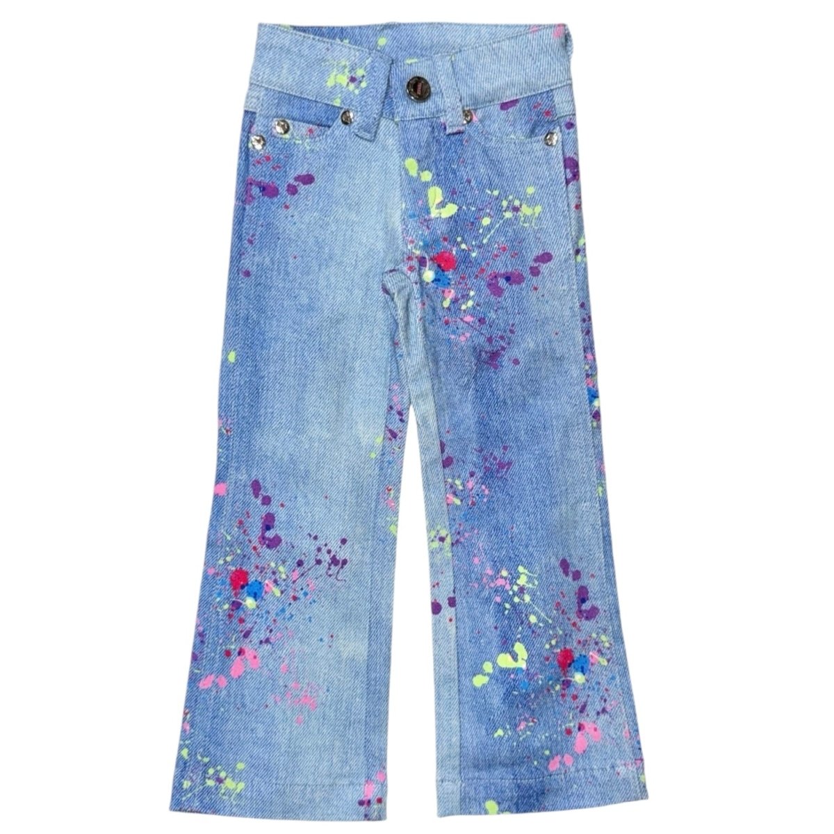 Splatter Denim Pants | Mini Dreamers