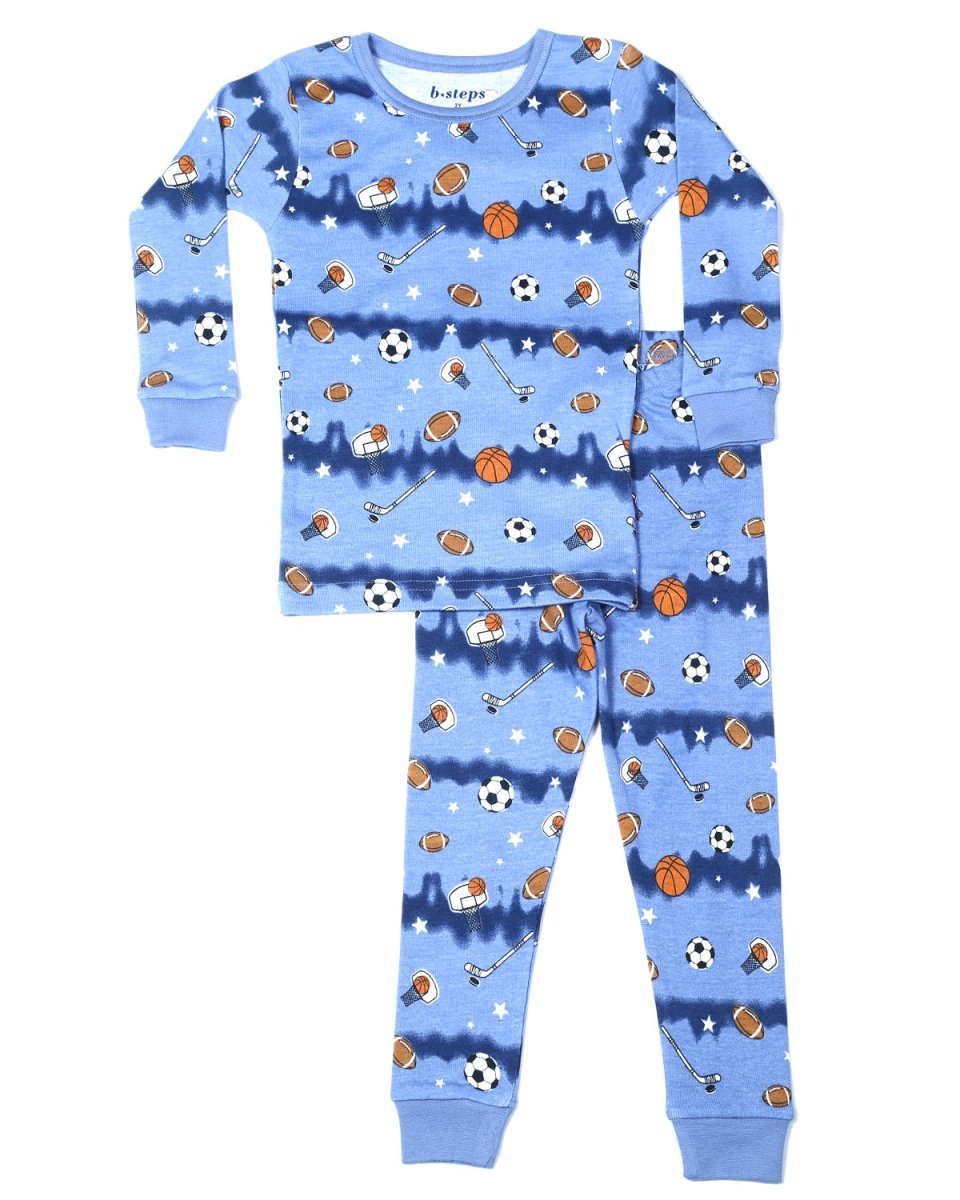 SPORTS LONG SLEEVE PJS (PREORDER) - BABY STEPS