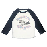 SPRINGSTEEN BORN TO RUN RAGLAN LONG SLEEVE TSHIRT - ROWDY SPROUT