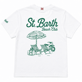 ST BARTH BEACH CLUB TSHIRT - MC2 SAINT BARTH KIDS - SHORT SLEEVE TOPS
