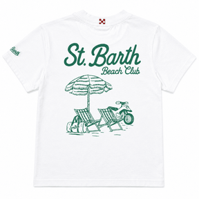 ST BARTH BEACH CLUB TSHIRT - MC2 SAINT BARTH KIDS - SHORT SLEEVE TOPS