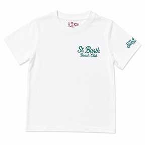 ST BARTH BEACH CLUB TSHIRT - MC2 SAINT BARTH KIDS - SHORT SLEEVE TOPS