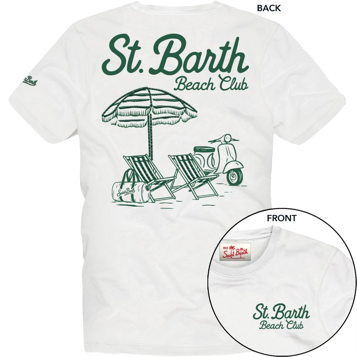 ST BARTH BEACH CLUB TSHIRT (PREORDER) - MC2 SAINT BARTH KIDS