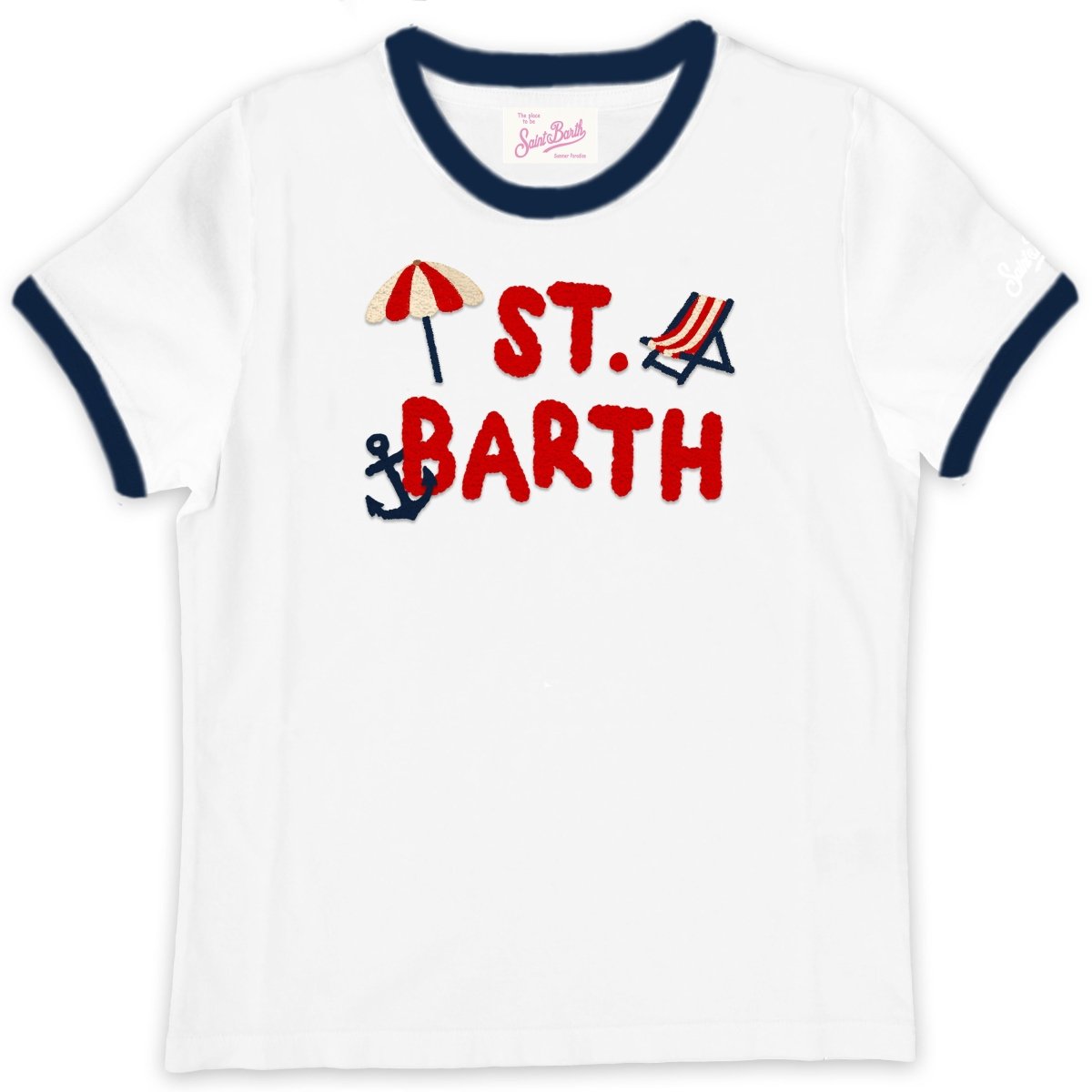 ST BARTH FRINGE TSHIRT (PREORDER) - MC2 SAINT BARTH KIDS