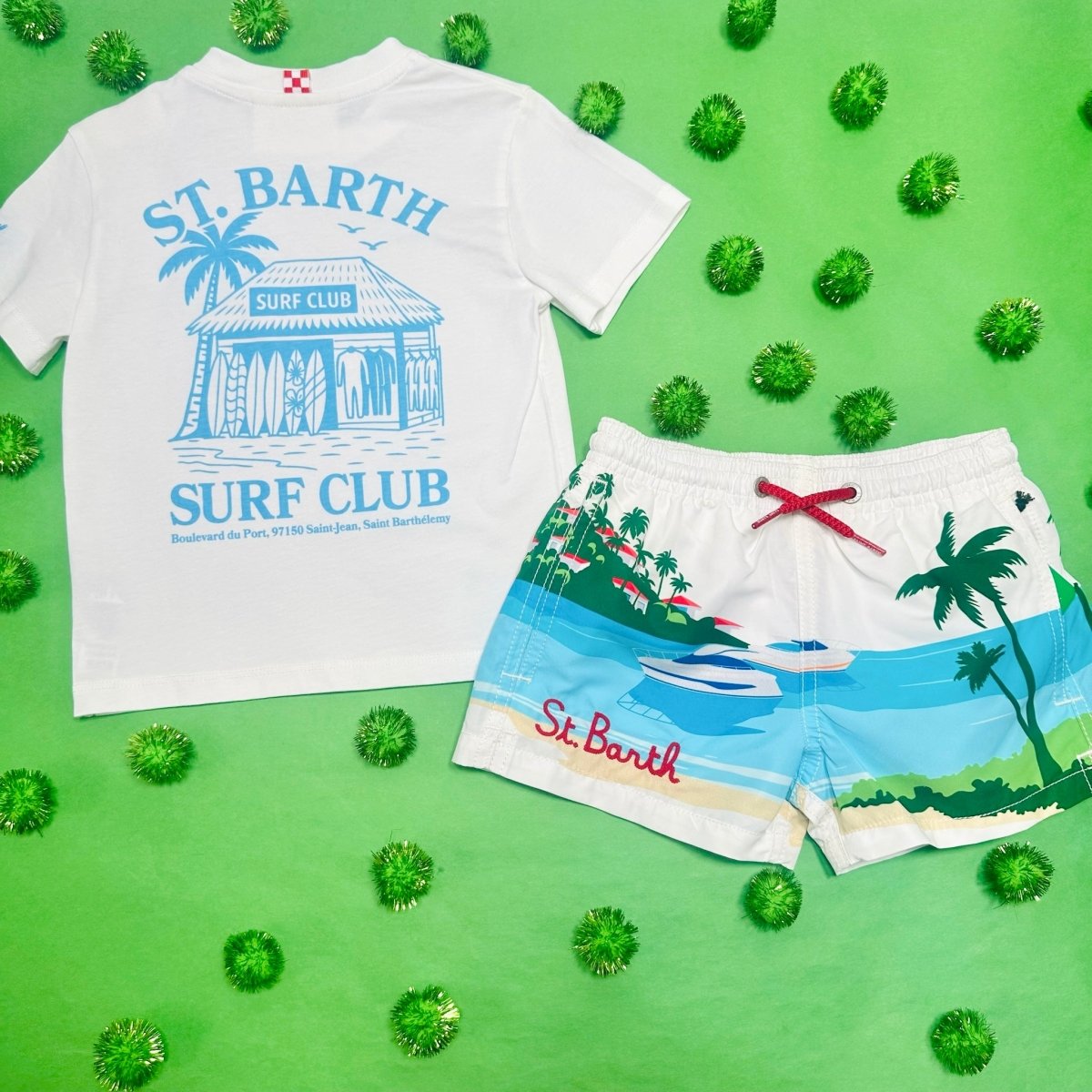 ST BARTH HAITI SWIM TRUNKS - MC2 SAINT BARTH KIDS
