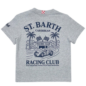 ST BARTH RACING CAR TSHIRT - MC2 SAINT BARTH KIDS - SHORT SLEEVE TOPS