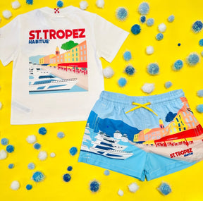 ST TROPEZ SWIM TRUNKS - SWIM TRUNKS