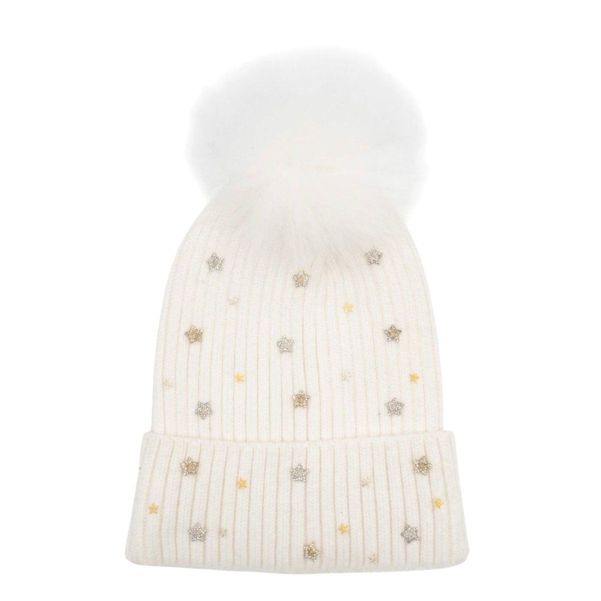 STAR CHARMS POM POM BEANIE (PREORDER) - BARI LYNN