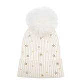 STAR CHARMS POM POM BEANIE (PREORDER) - BARI LYNN