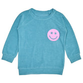 STAR EYED SMILEY FACE SWEATSHIRT - SWEATERS