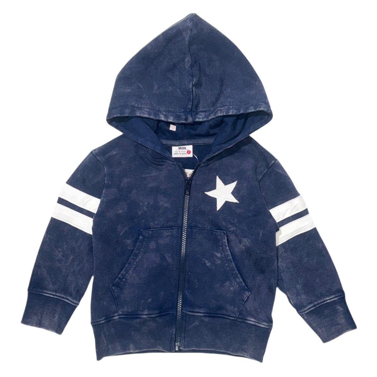 STAR ZIP UP HOODIE - MISH MISH