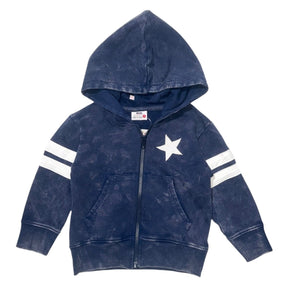 STAR ZIP UP HOODIE - HOODIES