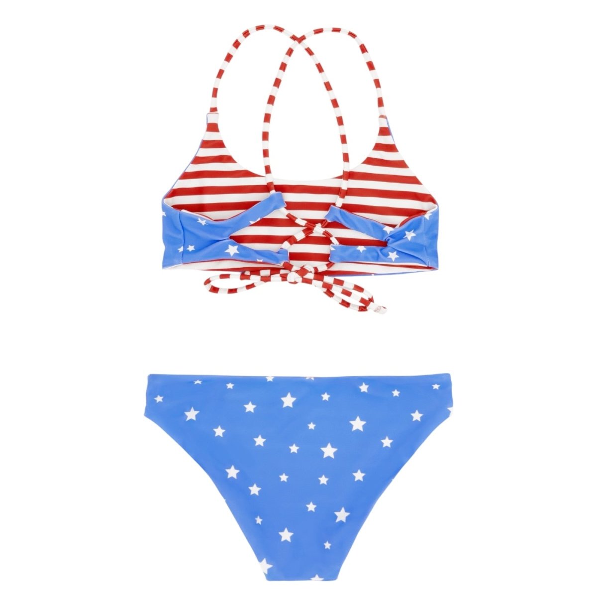 STARS & STRIPES REVERSIBLE TWO PIECE BIKINI - FEATHER 4 ARROW